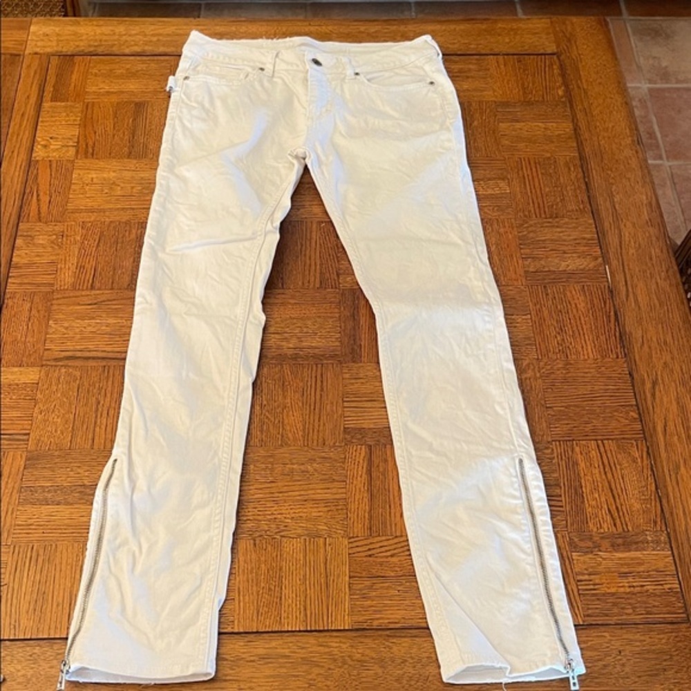 Zadig & Voltaire white skinny jeans size 27